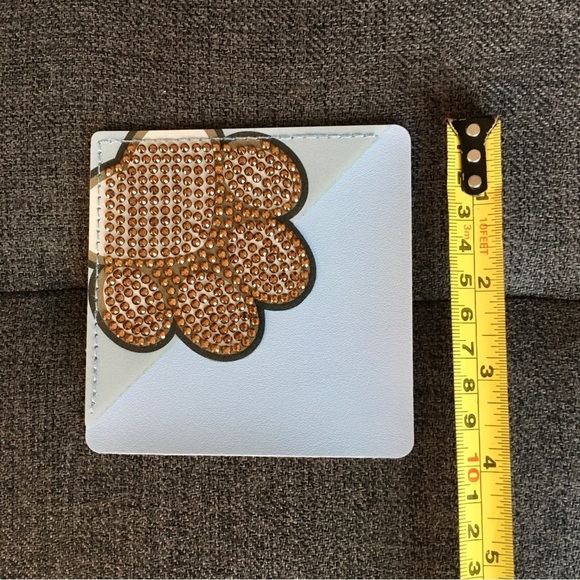 Diamond Art Paw Print Corner Bookmark, Neutral, Sparkly, Bling (TAN/BROWN) - Picture 9 of 16